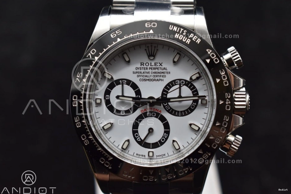 Case 116500 904L Clean Practical 726 White Daytona V3 Bracelet SS And Dial 0727
